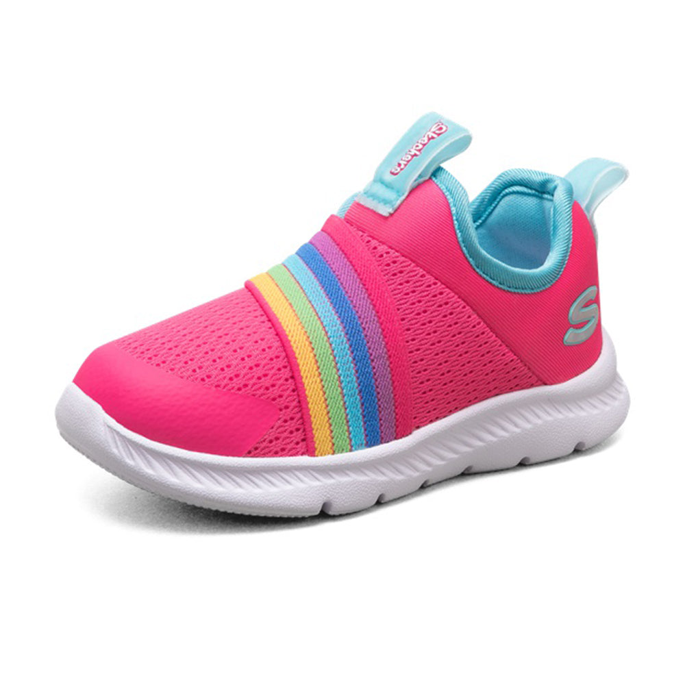 Girls' Rainbow-Colored Mary Jane Shoes