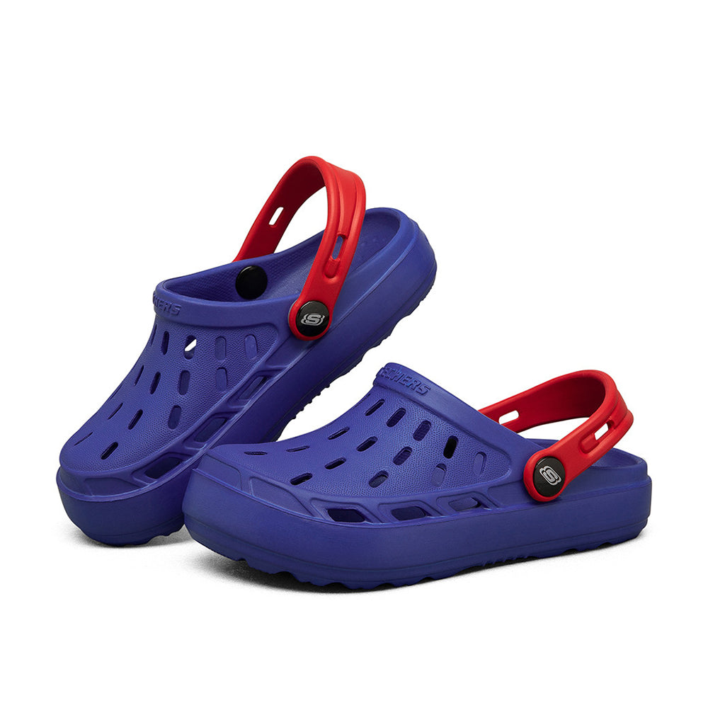 Boys' 2024 New Color-Block Slip-Ins Water-Resistant Clogs