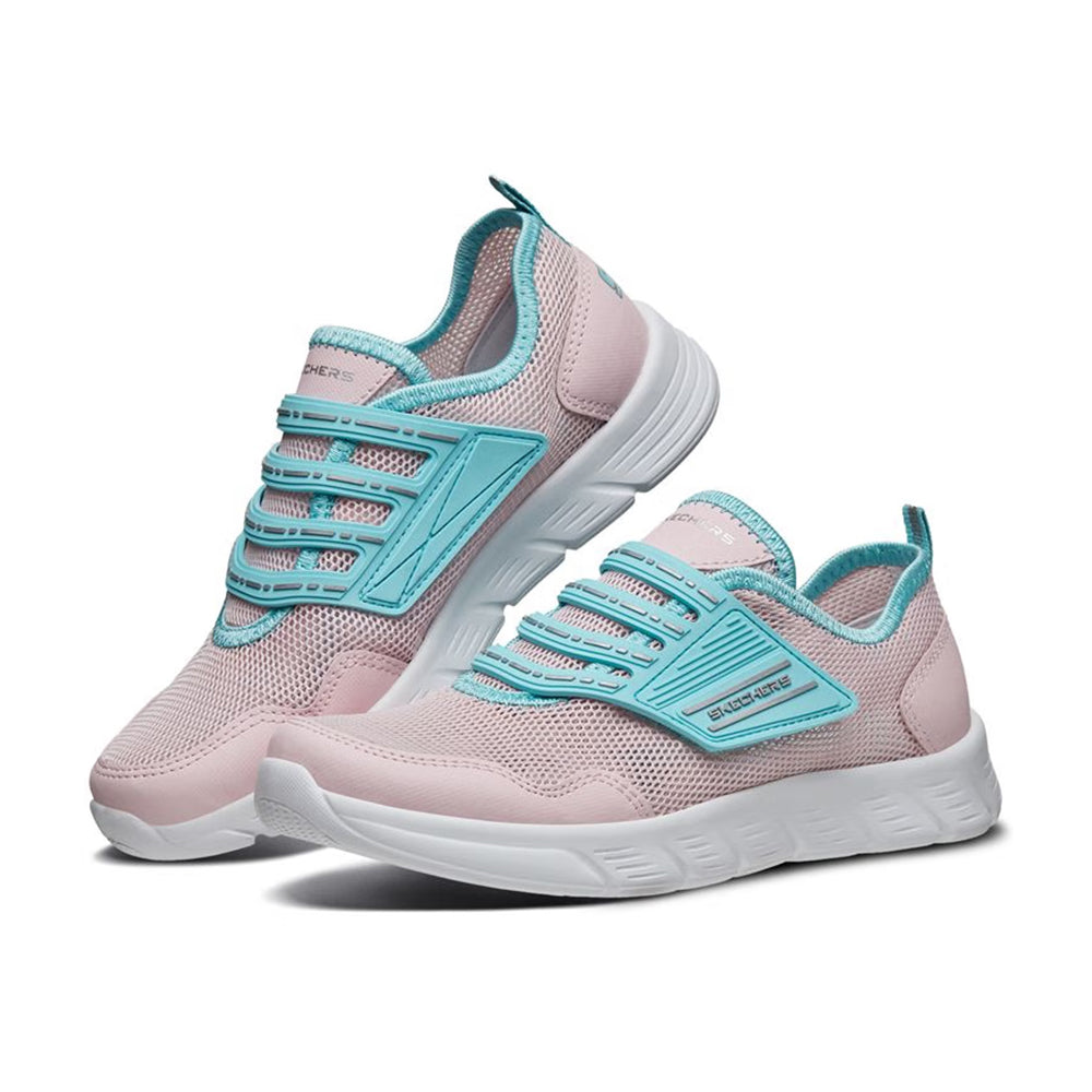 Girls’ Spring-Summer Hook-and-Loop Breathable Casual Sneakers